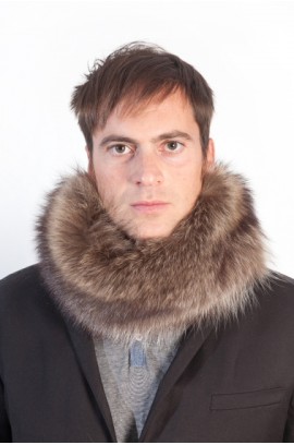 Raccoon Fur Neck Warmer